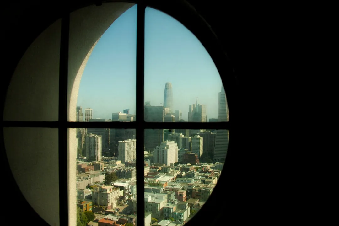 A city view in Shenzhen near Window of the World.
